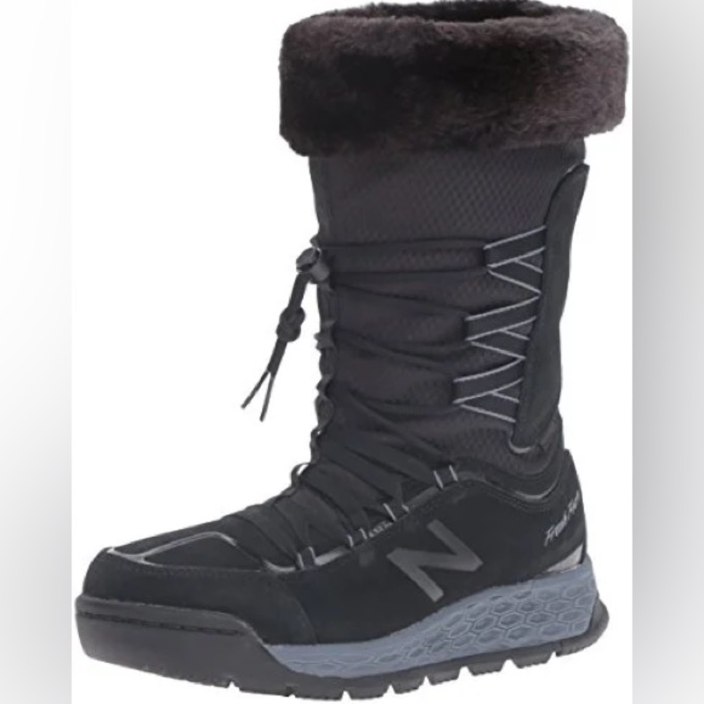 NWOT New Balance Winter Snow Boot Women's BW1000BK Fresh Foam Walking Shoe